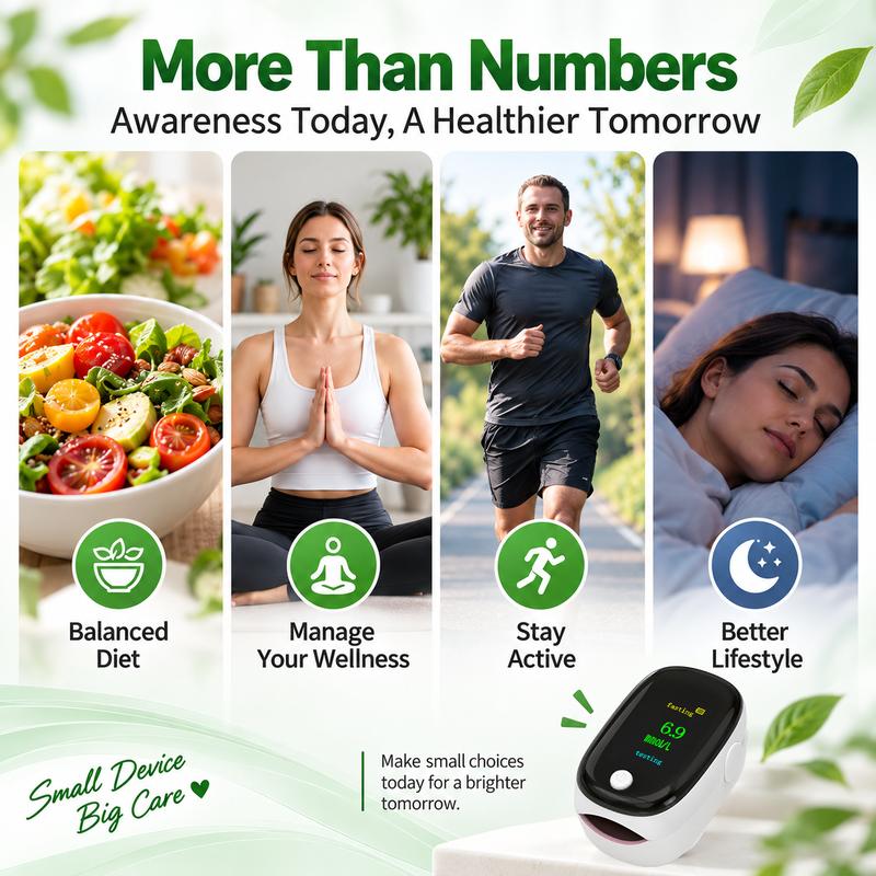 Awaze Pulse O₂ — Oxímetro de pulso de dedo